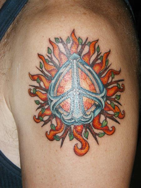 Tattoos - Wiccan Sheild - 62433